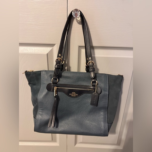 Coach Handbags - Coach Kleo Carryall in Mixed Materials